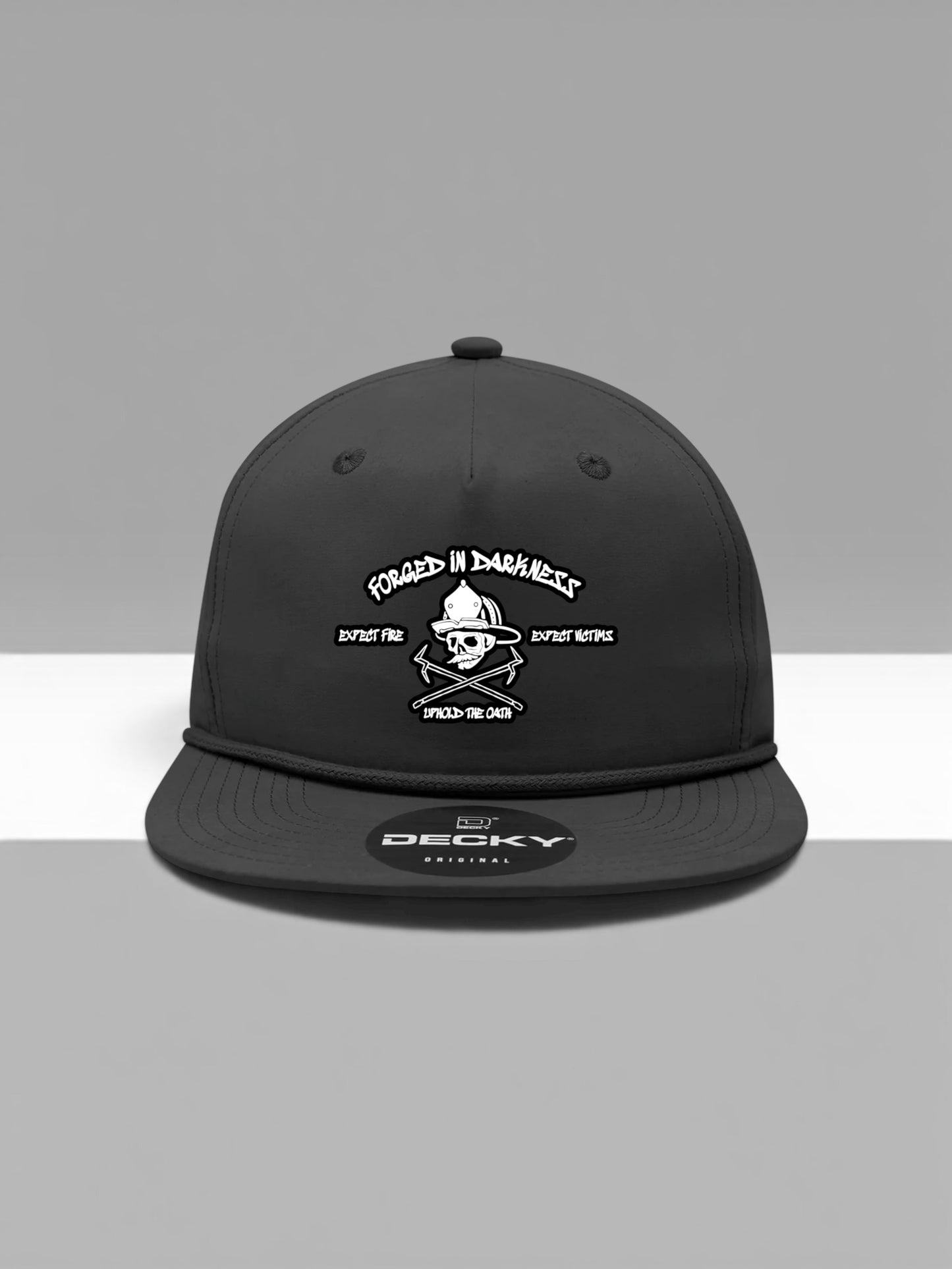 Decky Rope Hat Forged Logo